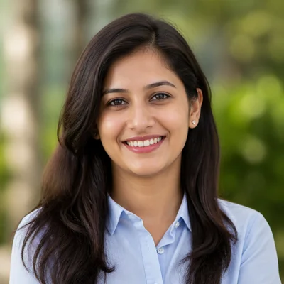 AI Remote Workers headshot example — Smart Casual, Outdoor Natural