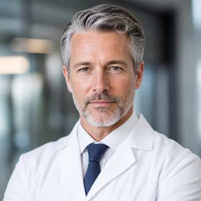AI Remote Workers headshot example — Medical/Healthcare, Office Setting
