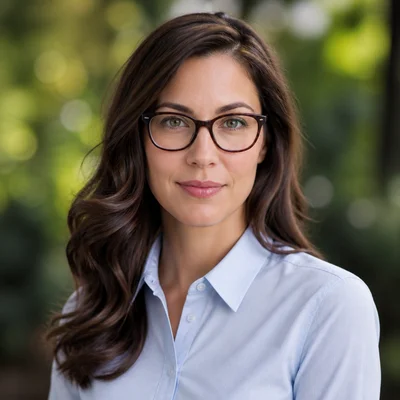 AI Remote Workers headshot example — Smart Casual, Outdoor Natural