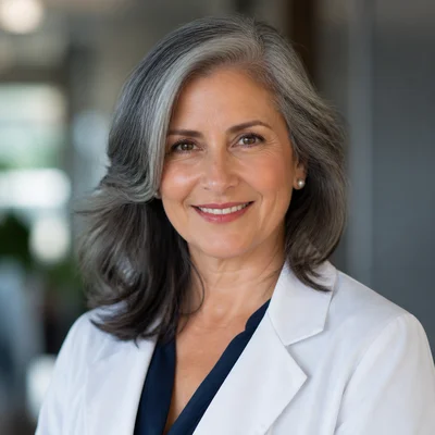 AI Remote Workers headshot example — Medical/Healthcare, Office Setting