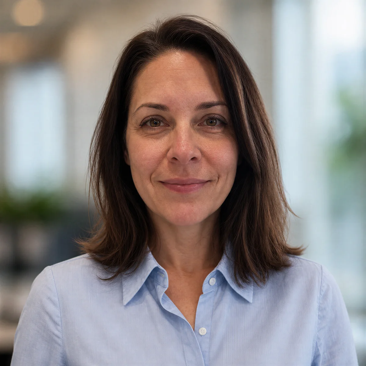 Selfie transformed into a Remote Workers headshot — Smart Casual, Office Setting